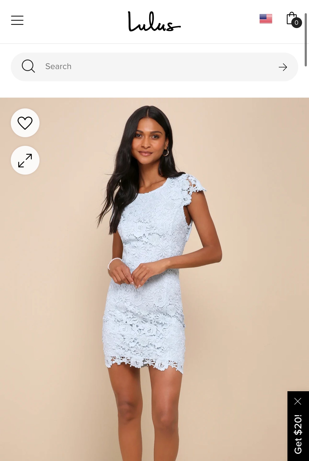 Lulus Backless Lace Dress