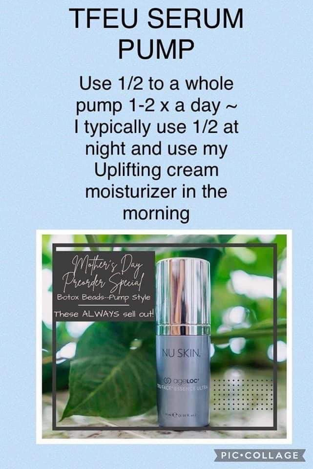 PREORDER 1 PACK TFEU SERUM PUMP